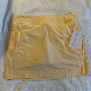 Butter yellow Brooklyn skort from Athleta-NWT